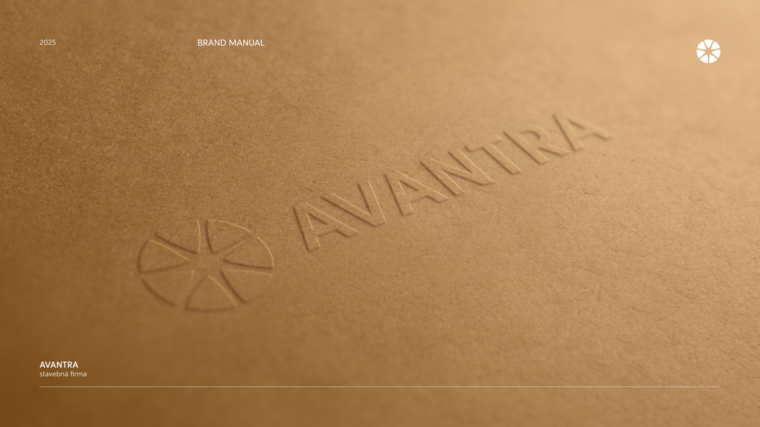 Avantra — dizajn manuál, strana 1