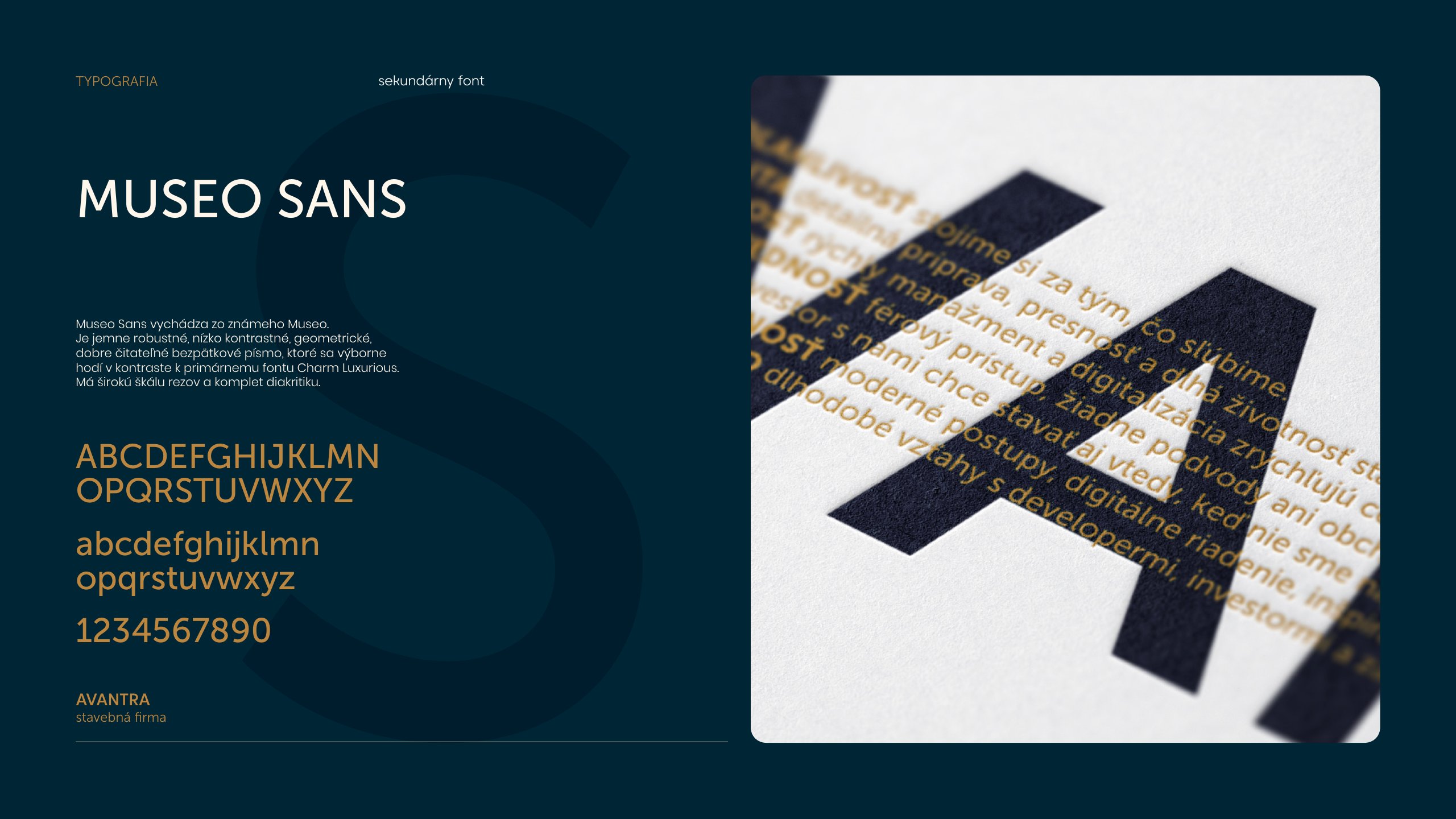 Avantra — dizajn manuál, strana 7