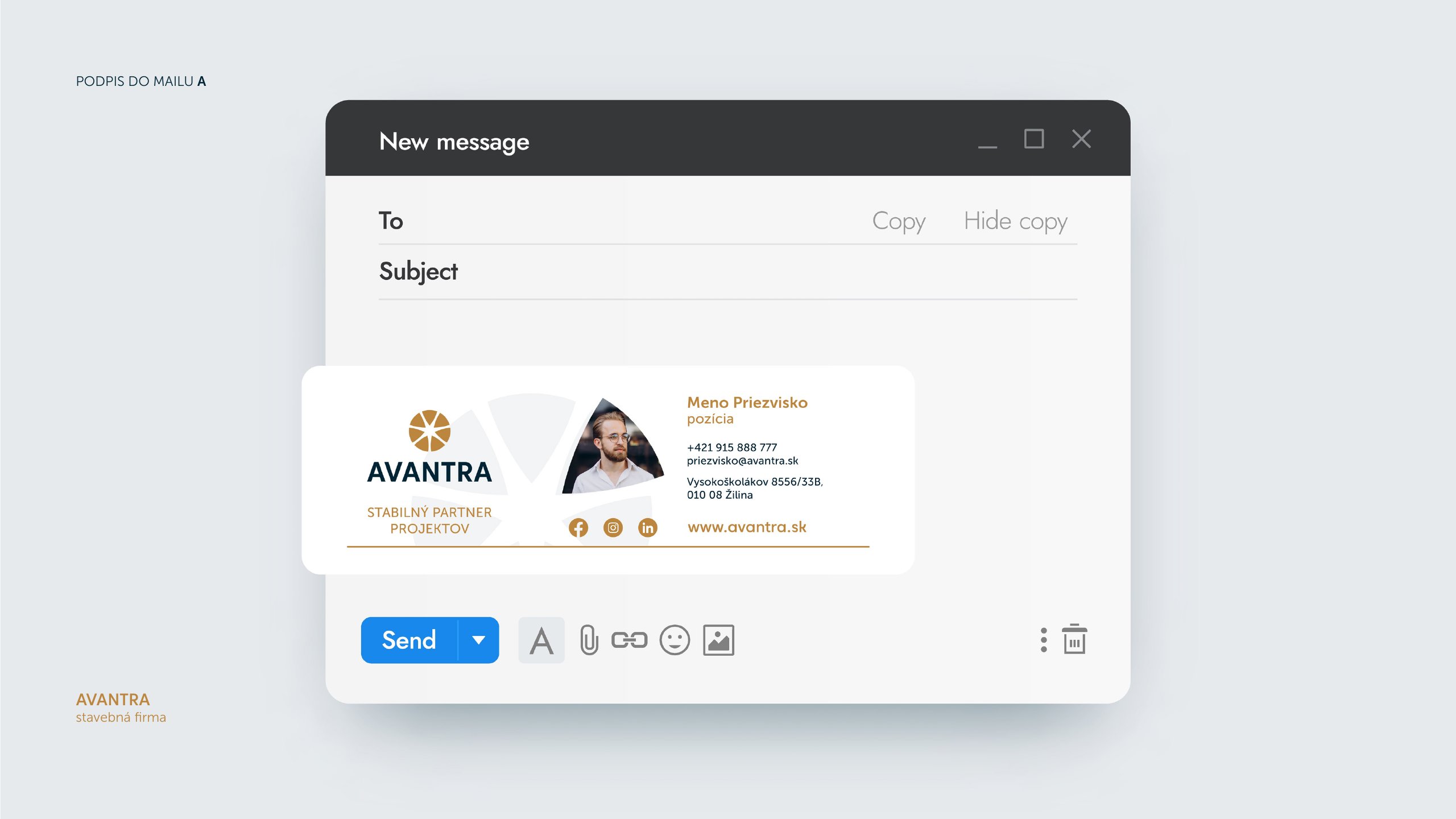 Avantra — dizajn manuál, strana 16