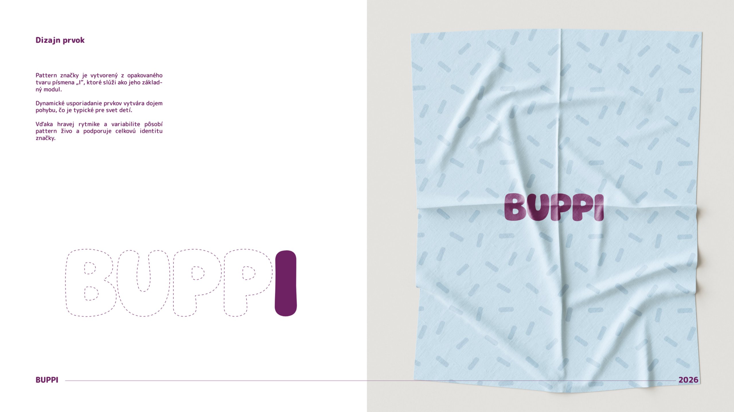 Buppi — dizajn manuál, strana 13