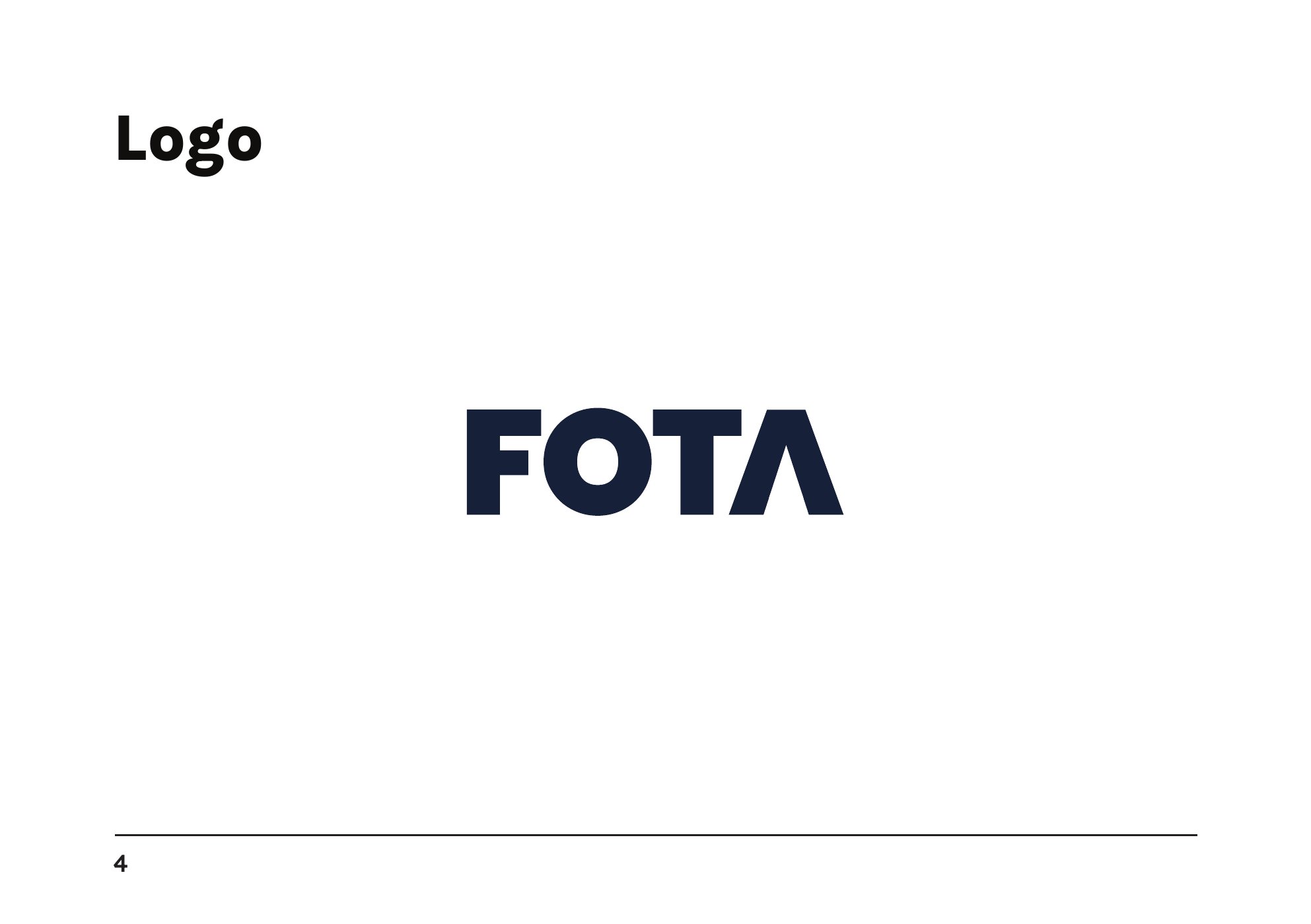 Fota — dizajn manuál, strana 3