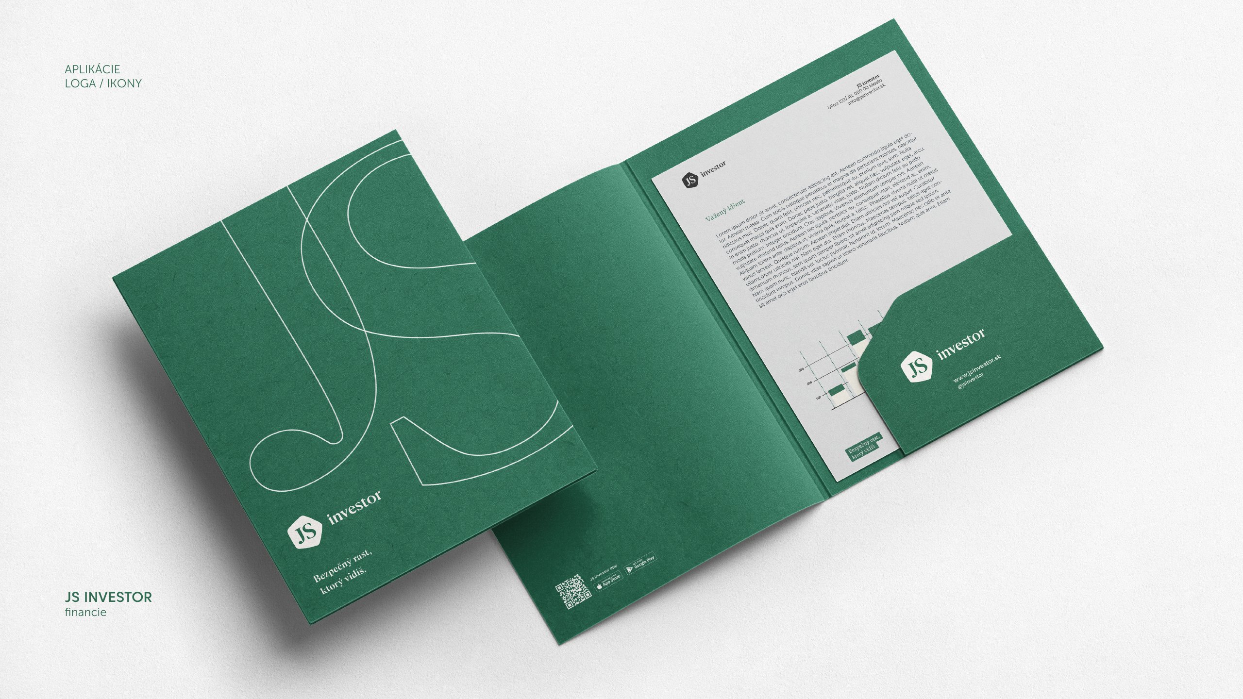 JS Investor — dizajn manuál, strana 17