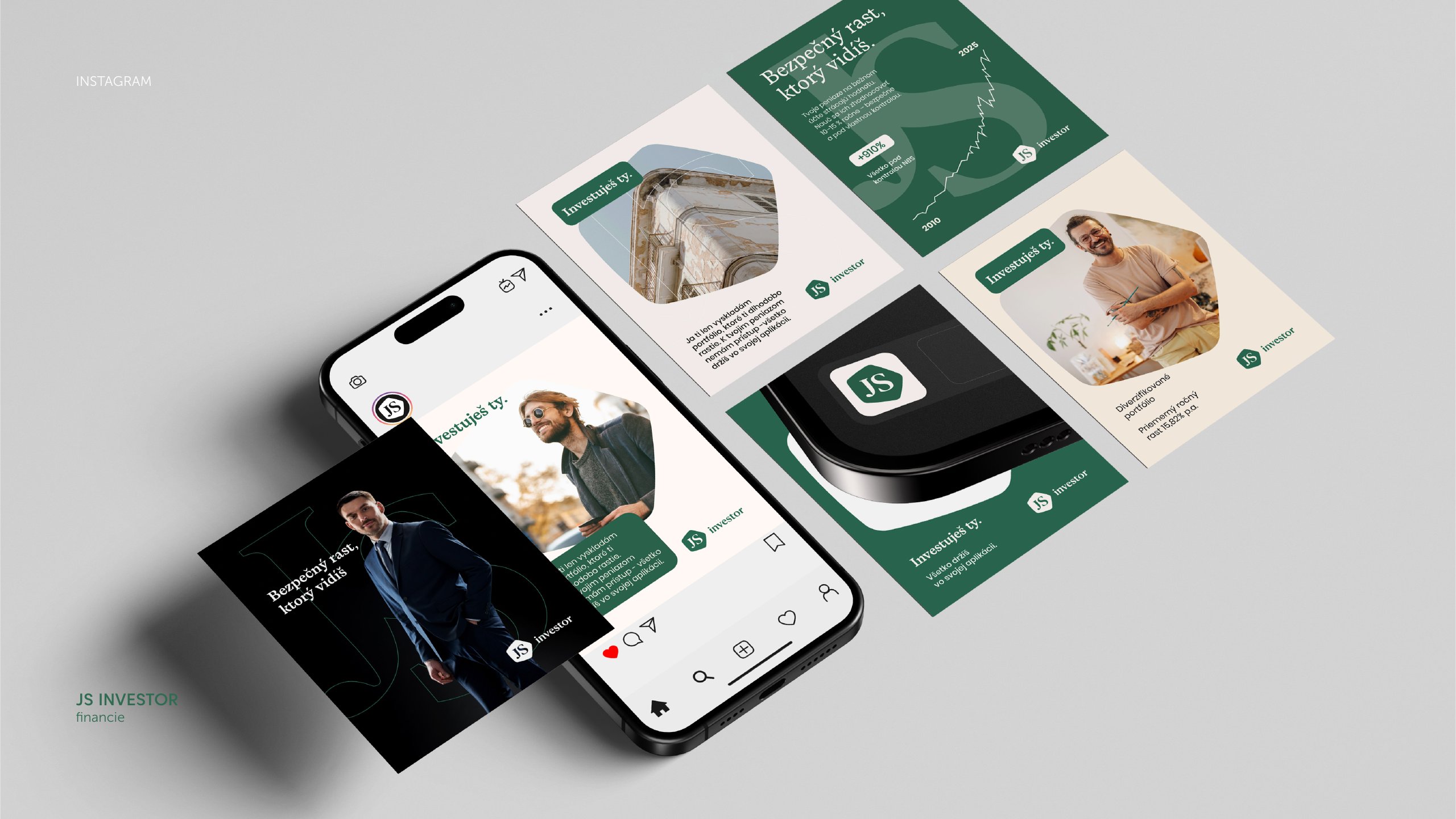 JS Investor — dizajn manuál, strana 21