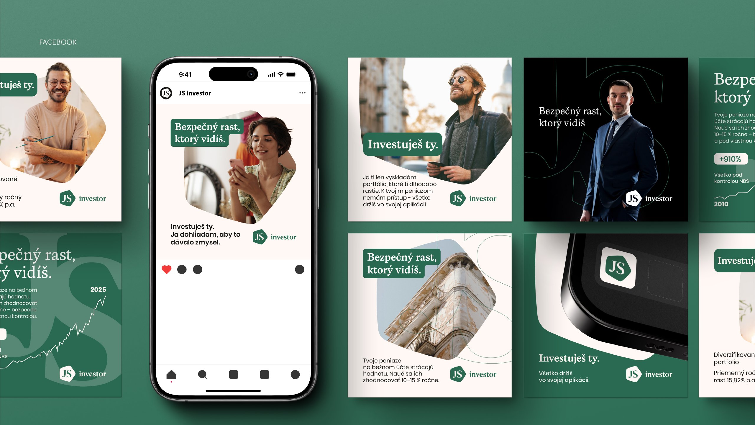 JS Investor — dizajn manuál, strana 22
