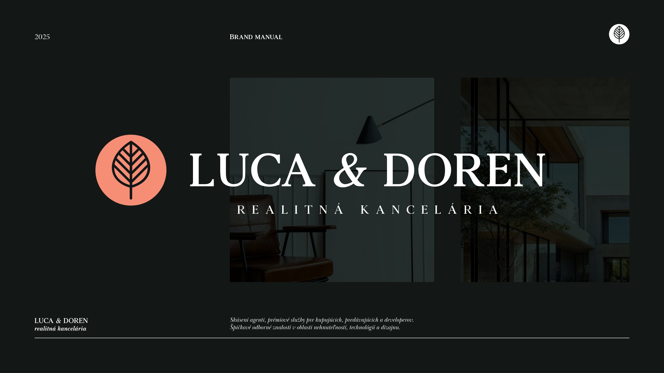 Luca & Doren — branding, strana 1