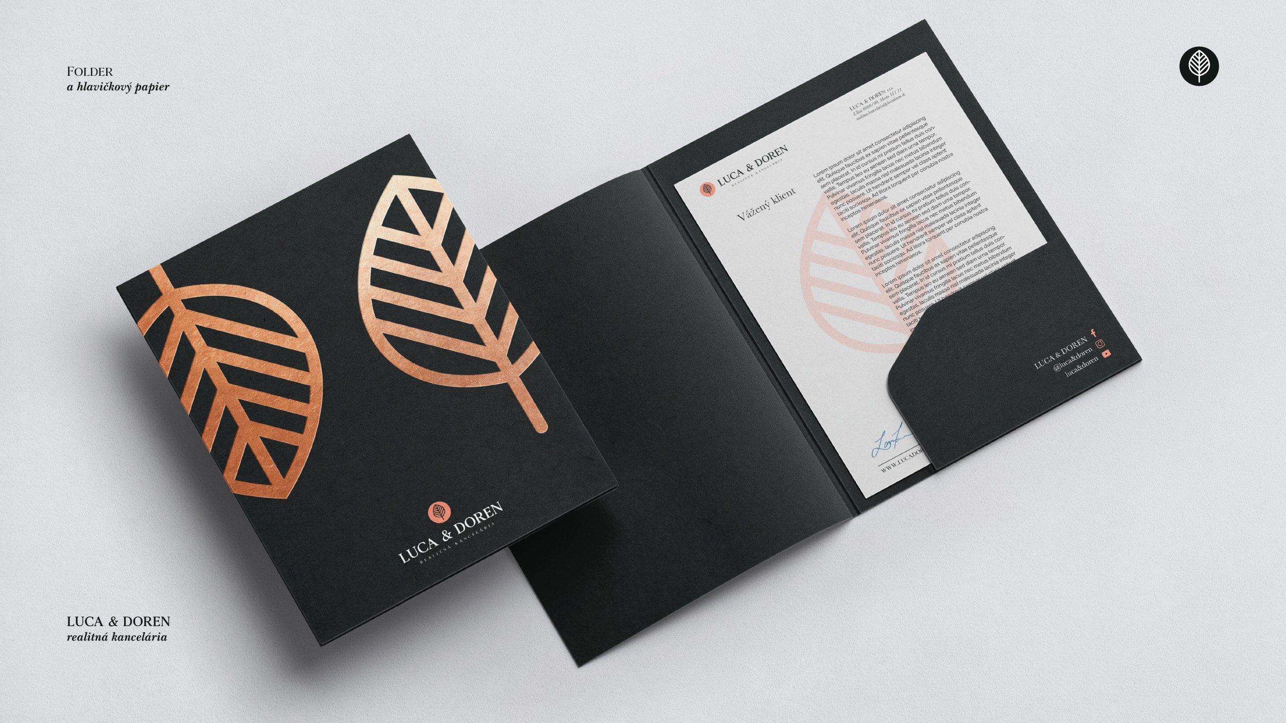 Luca & Doren — branding, strana 16