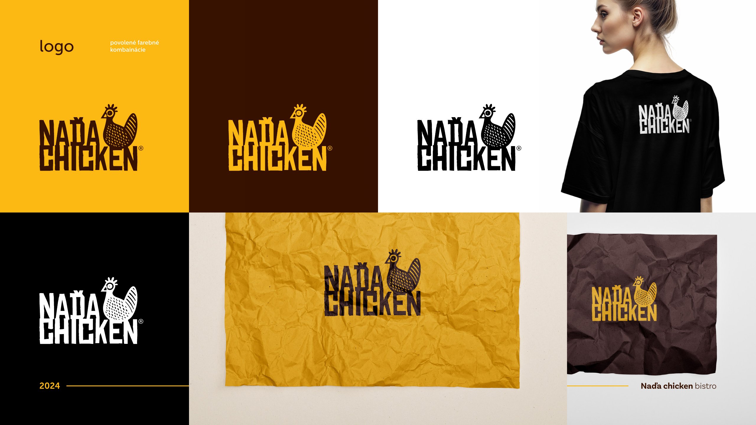 Naďa Chicken — dizajn manuál, strana 3