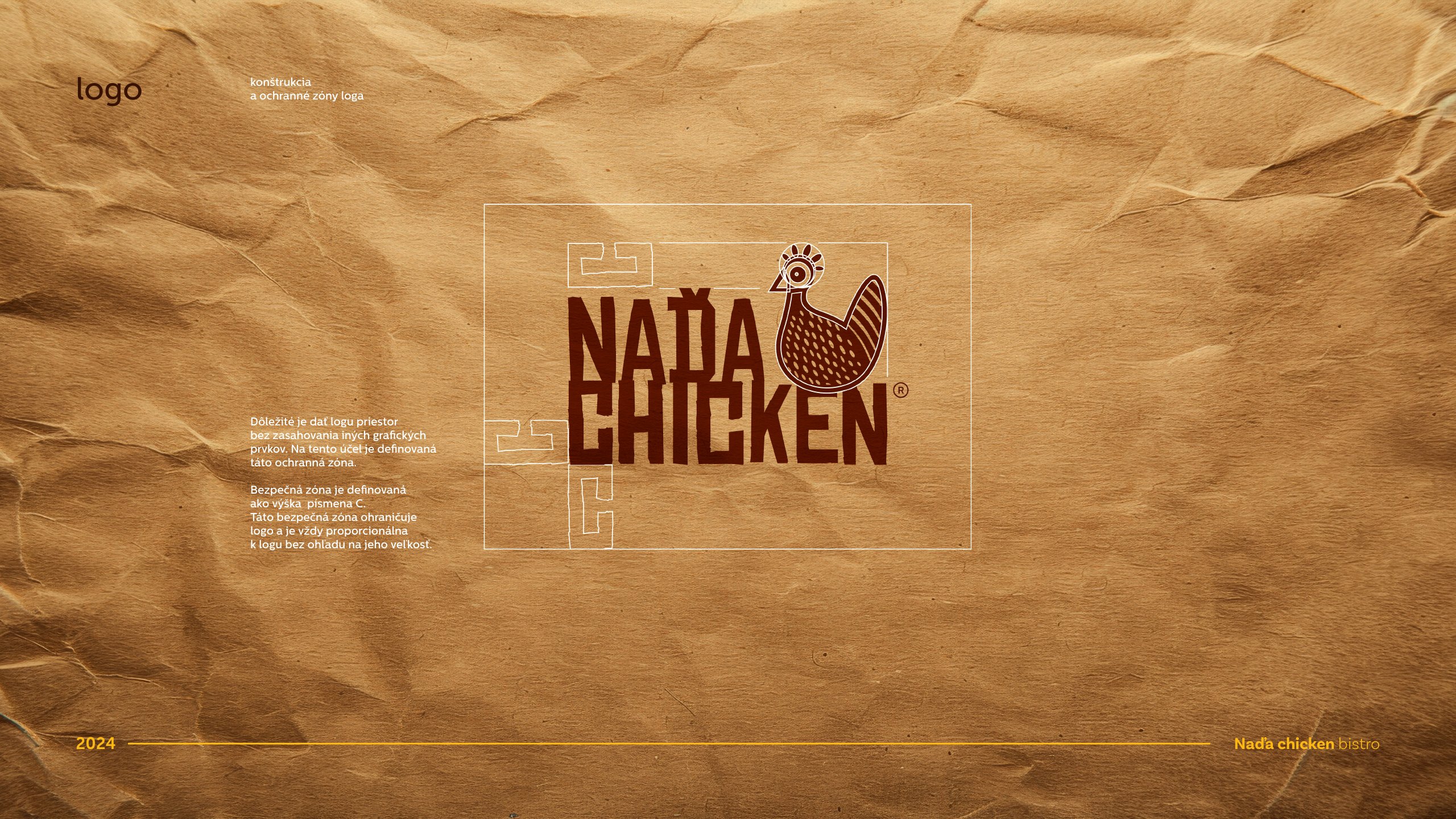 Naďa Chicken — dizajn manuál, strana 4
