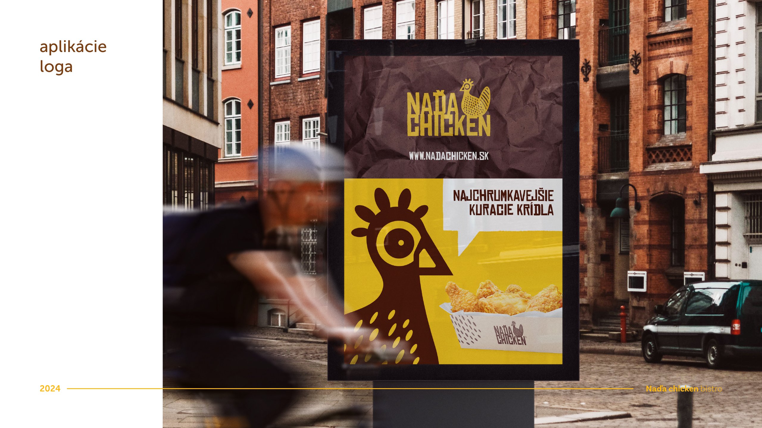 Naďa Chicken — dizajn manuál, strana 17
