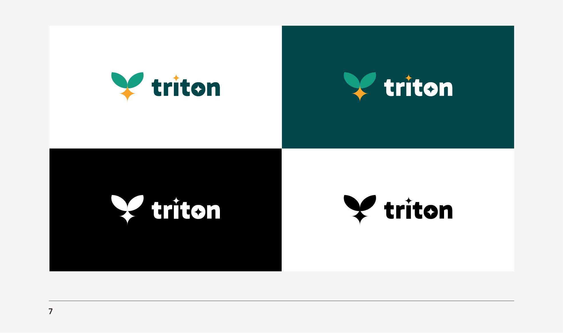 TRITON — branding, ukážka 4