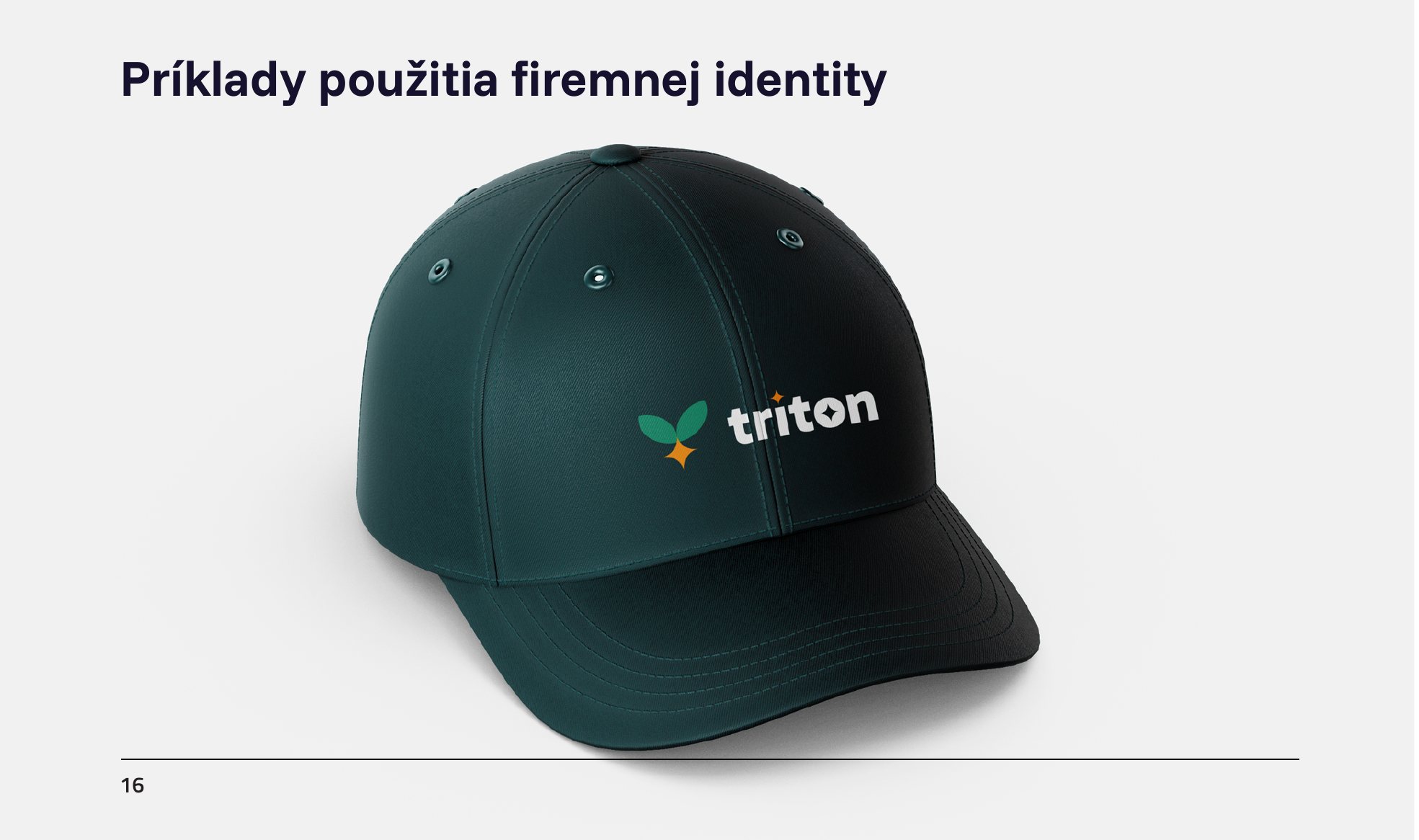 TRITON — branding, ukážka 7