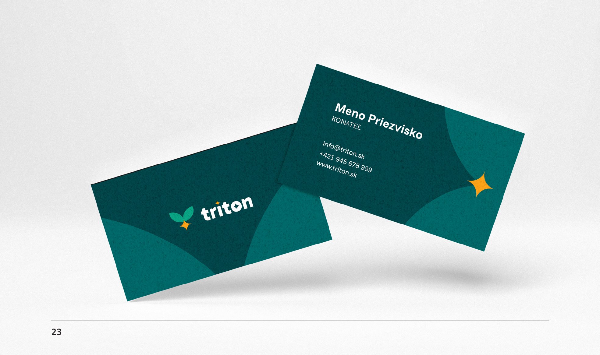 TRITON — branding, ukážka 14