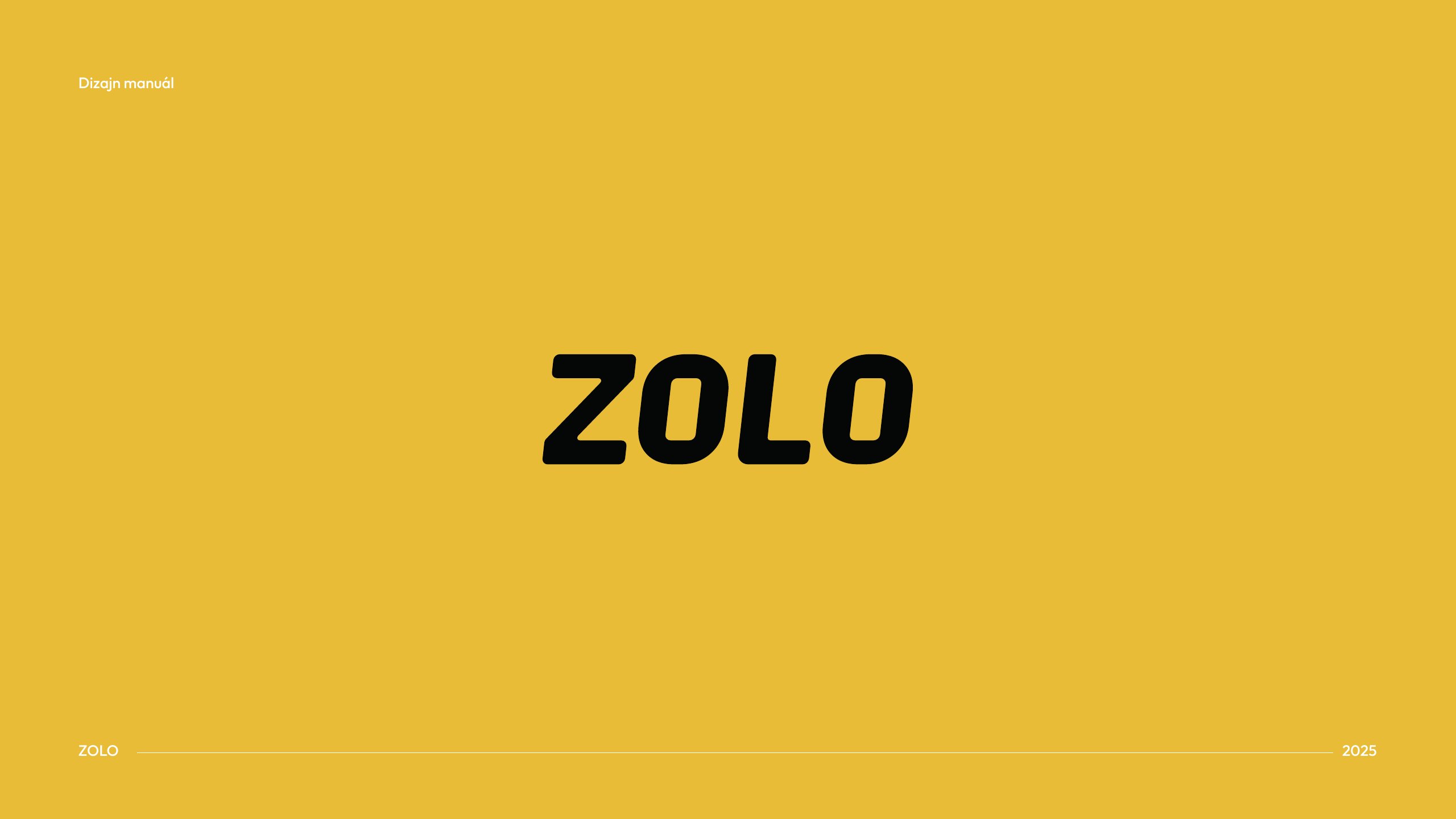 Zolo — dizajn manuál, strana 1